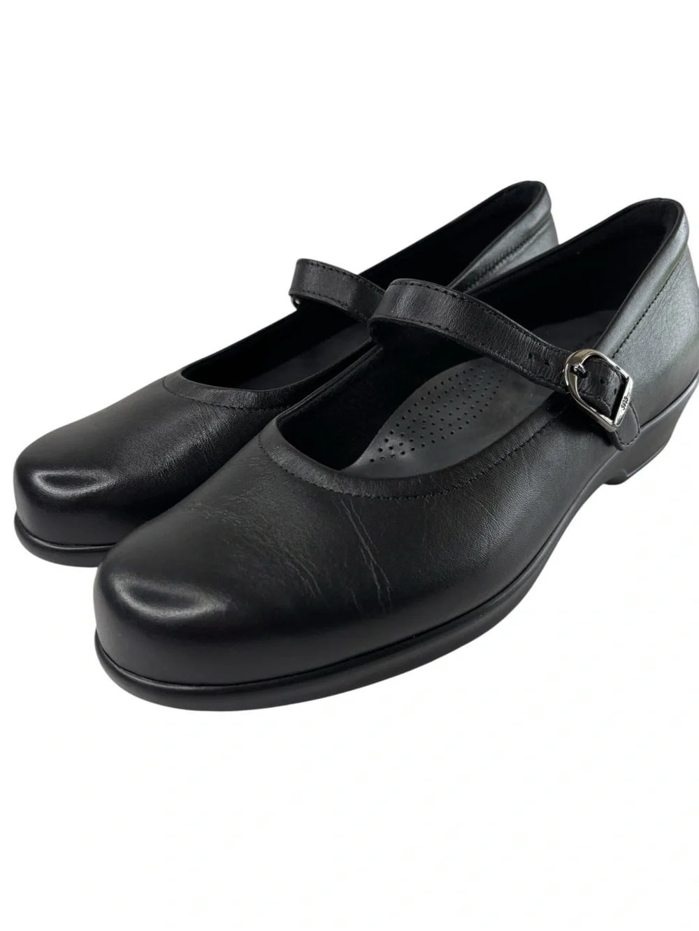 SAS Maria Womens Mary Jane TRIPAD Comfort Shoes Size 10 WIDE Black Leather NEW!